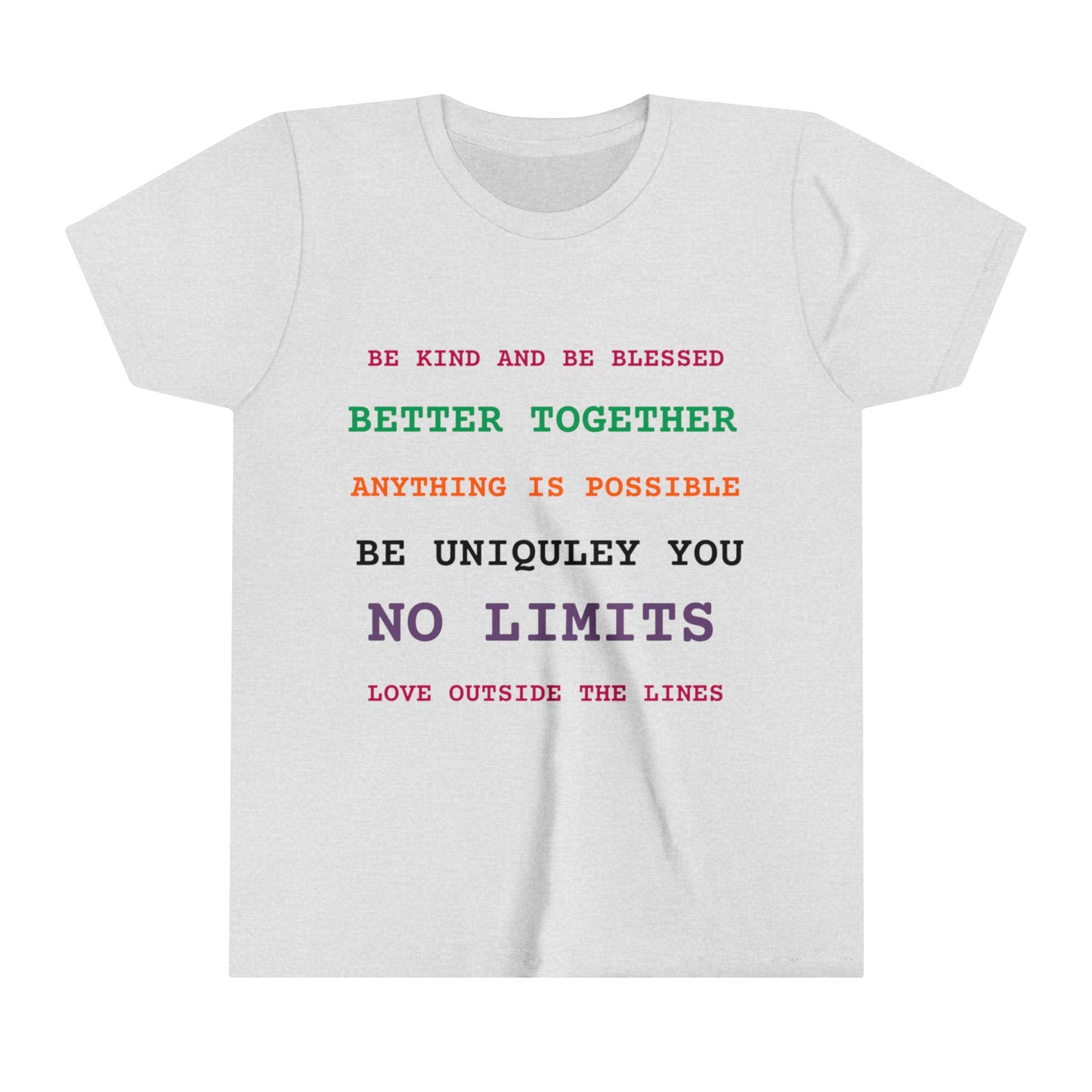 Youth Short Sleeve Tee Positive Vibes