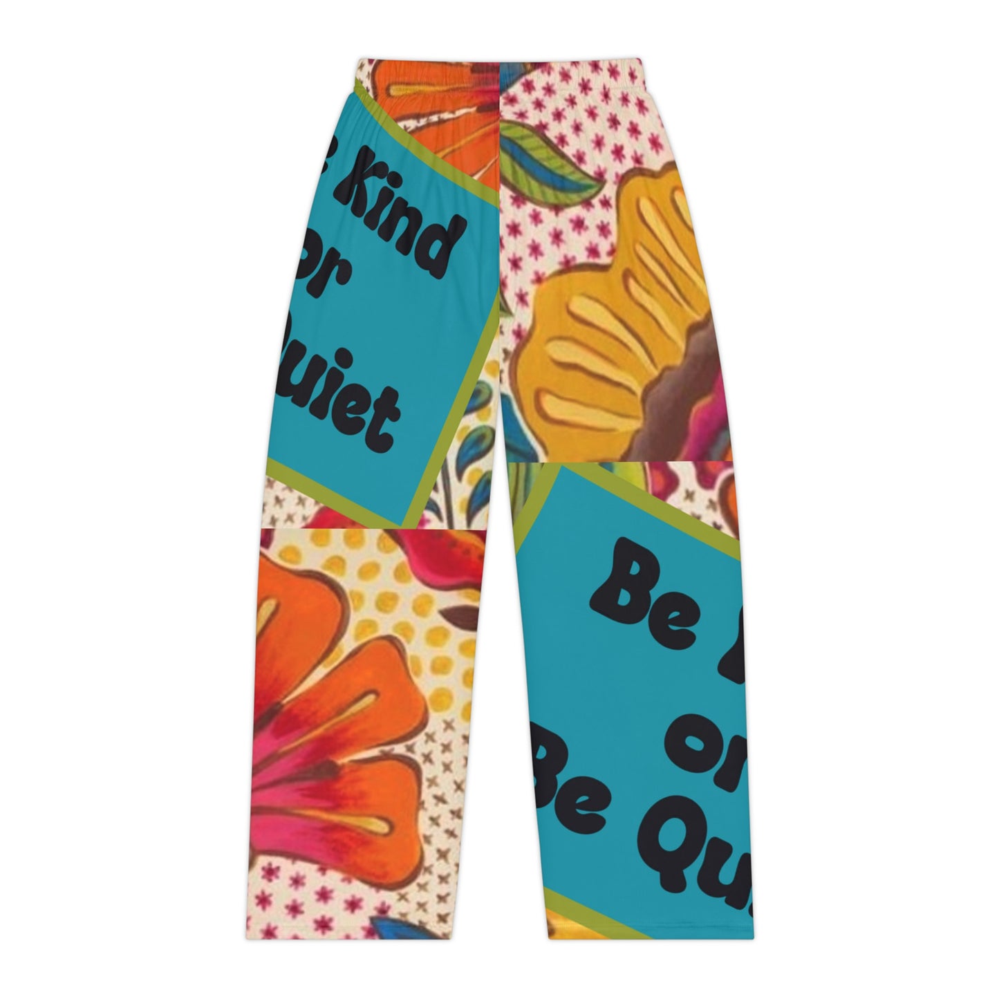 Women's Pajama Pants (AOP) Be KInd or Be Quiet