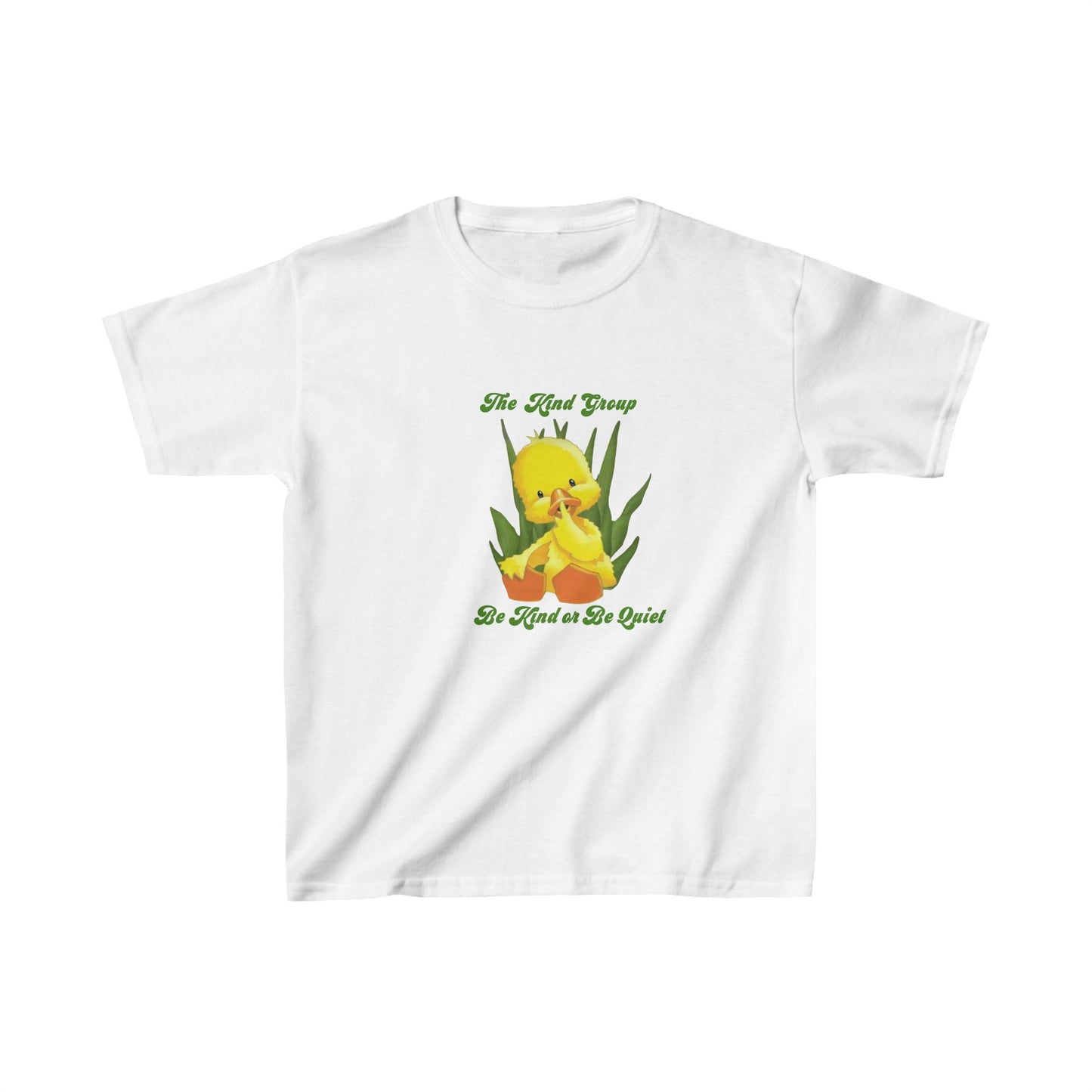 Kids Heavy Cotton™ Tee Be KInd or Be Quiet