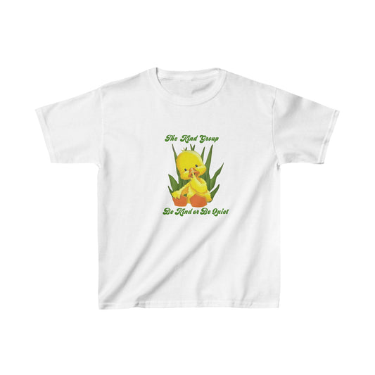 Kids Heavy Cotton™ Tee Be KInd or Be Quiet