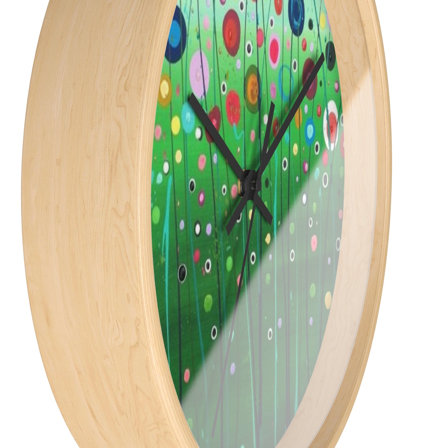 Field od Flowers Wall Clock