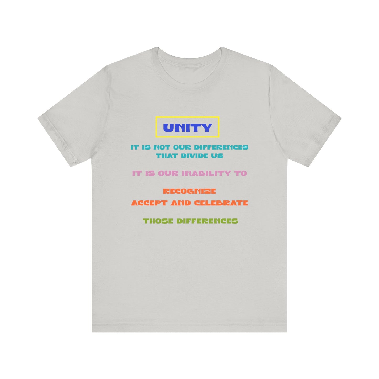 Unisex Jersey Short Sleeve Tee Unity