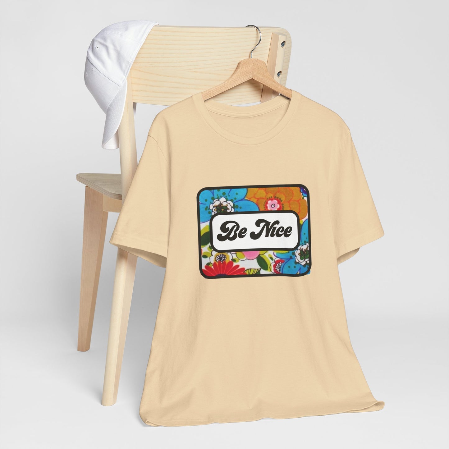 Flowers BE NICE Unisex Jersey Short Sleeve Tee