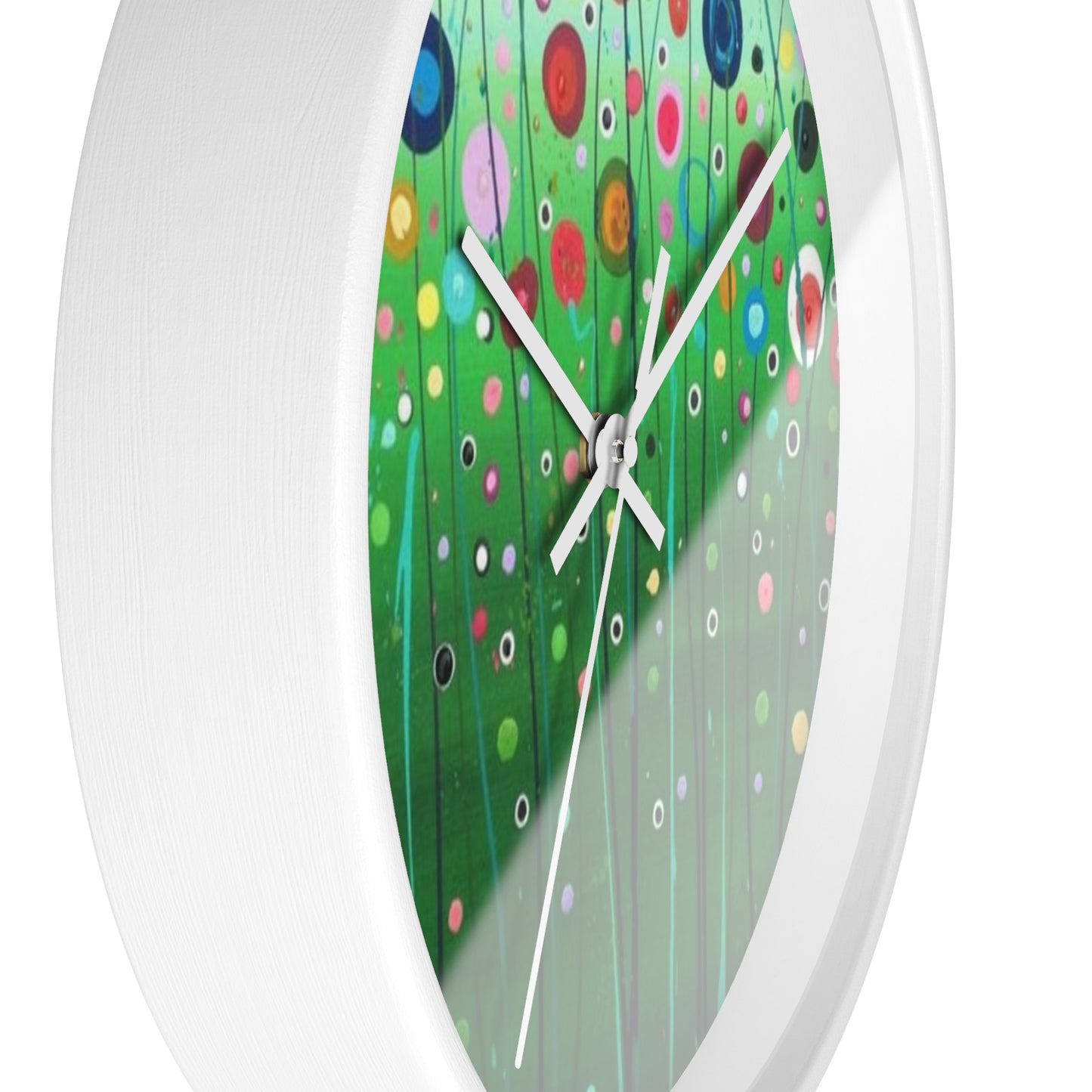 Field od Flowers Wall Clock