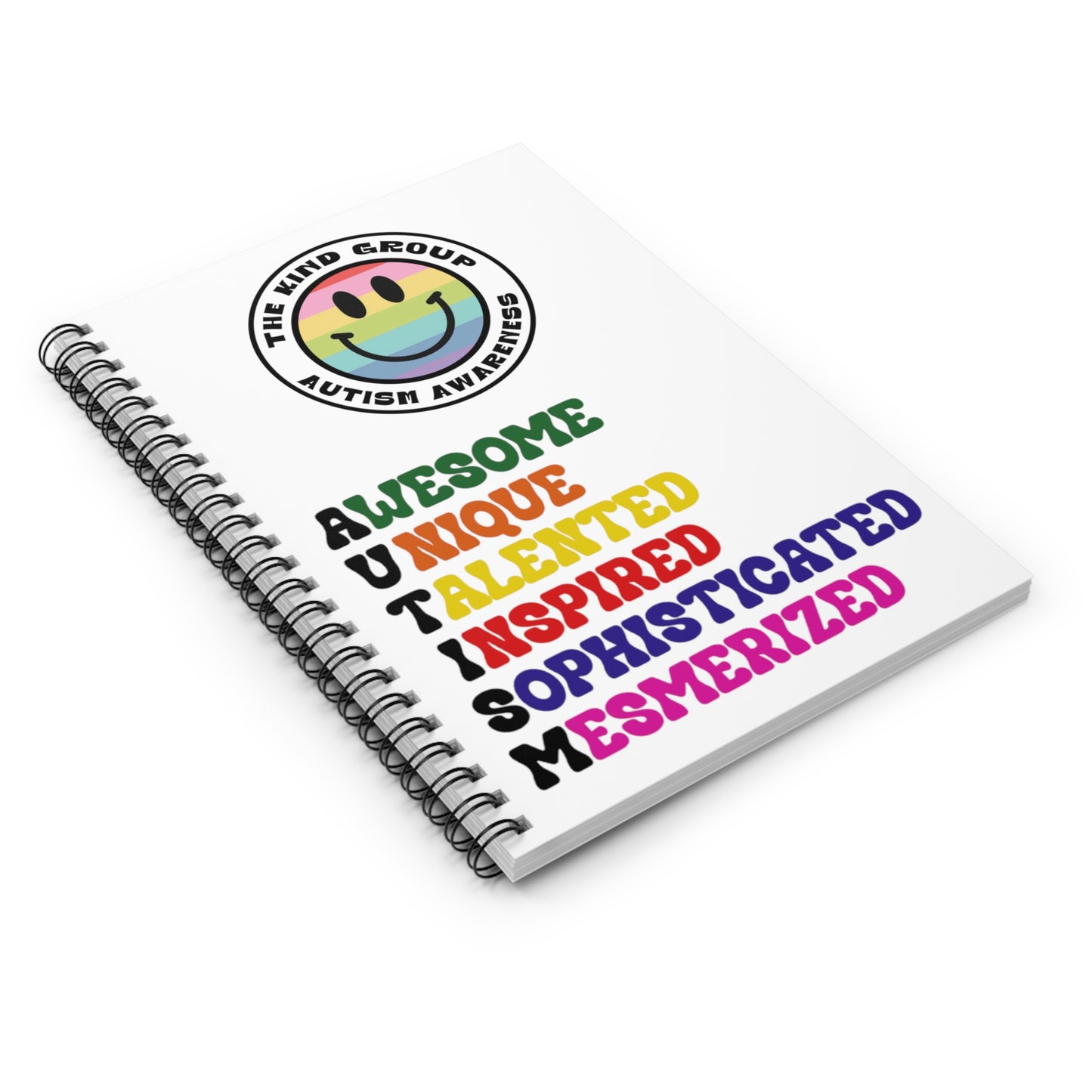 Spiral Notebook - Ruled Line Autism