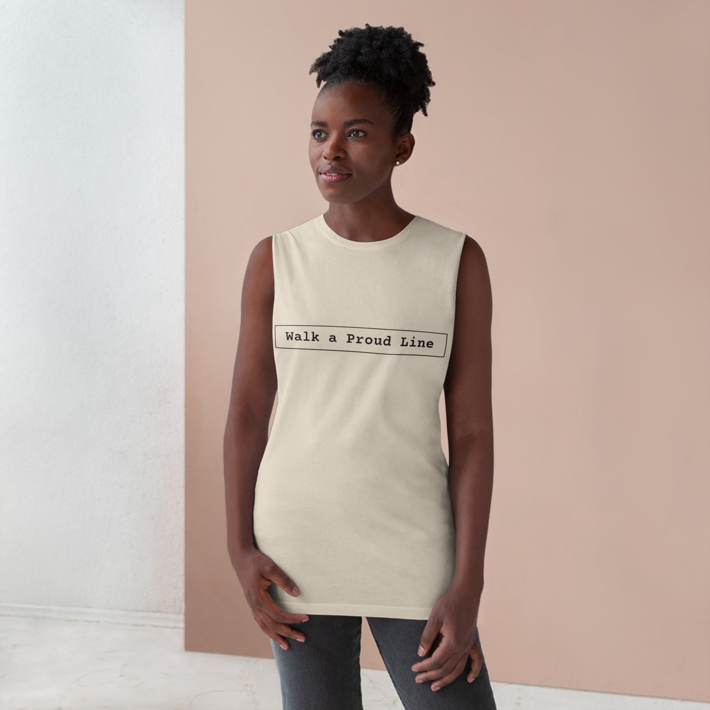 Unisex Barnard Tank Walk a proud line