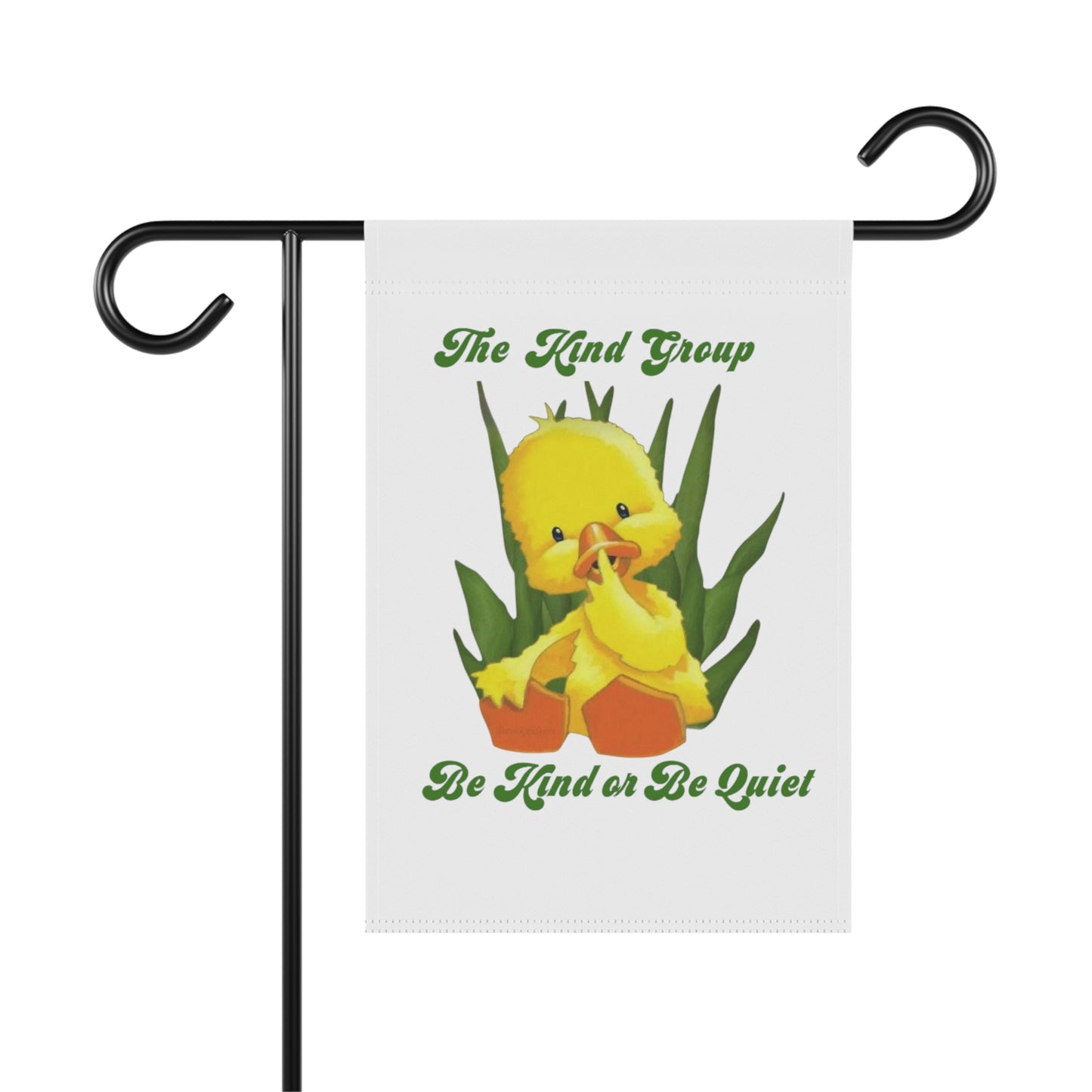 Garden & House Banner Be KInd or Be Quiet