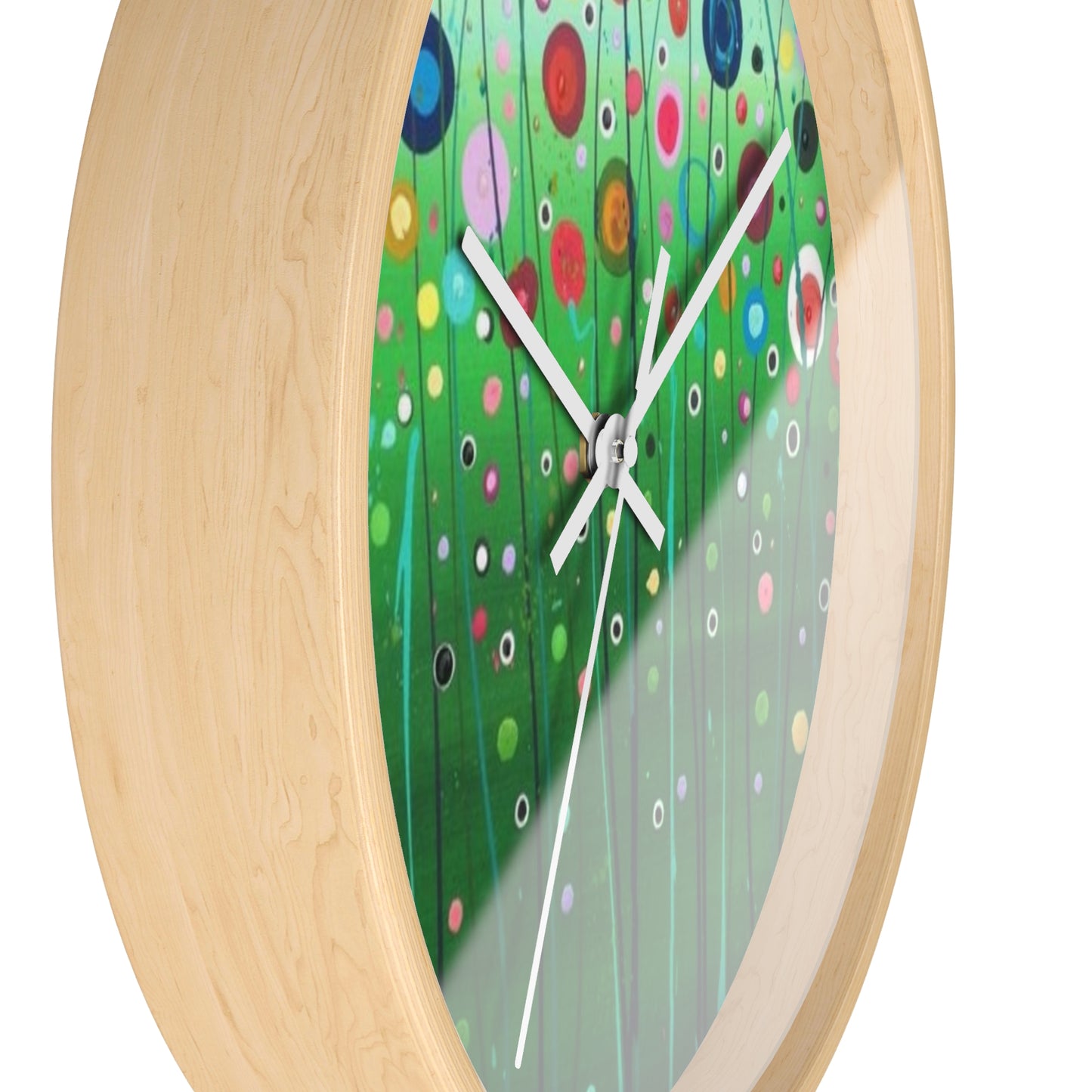 Field od Flowers Wall Clock