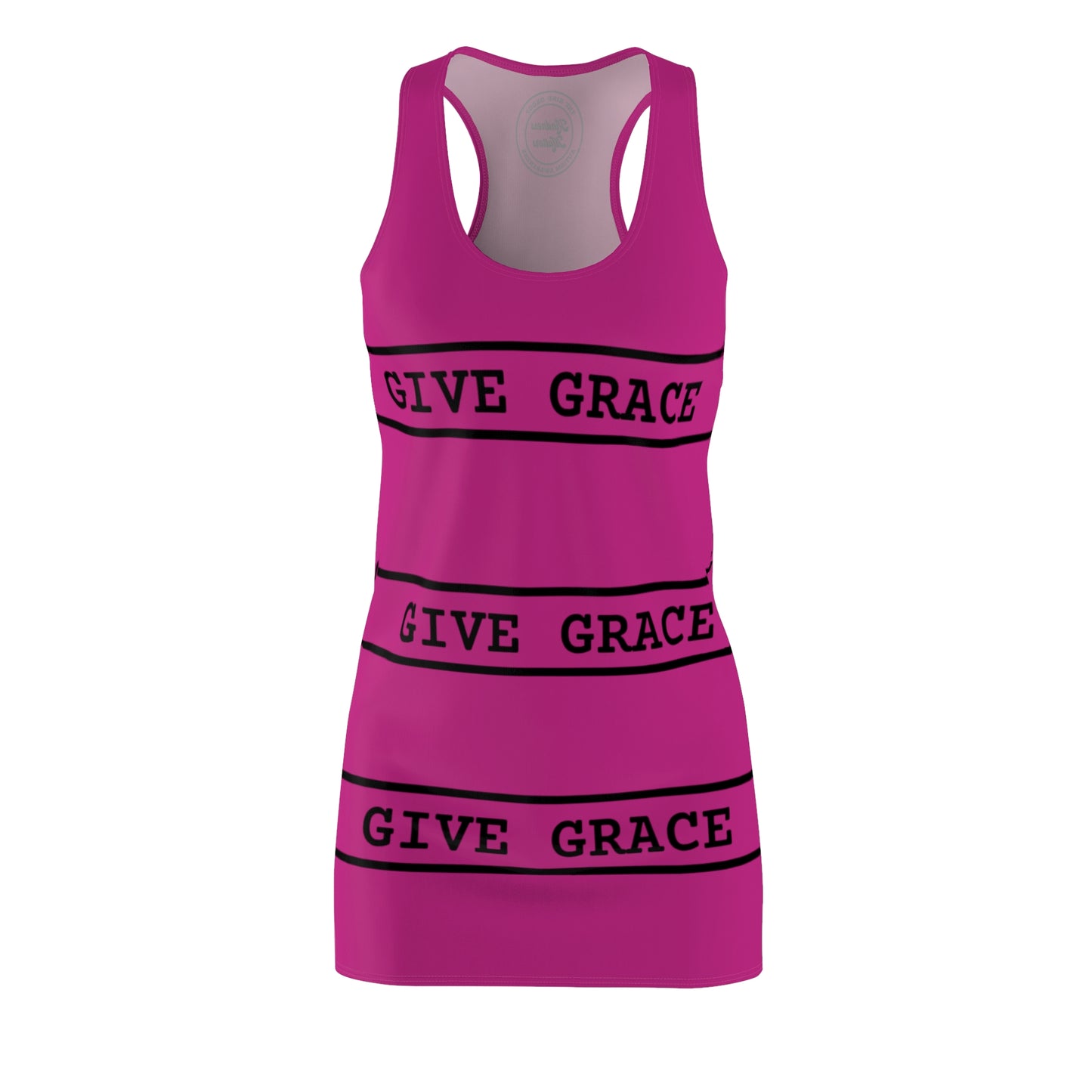 Women's Cut & Sew Racerback Dress (AOP) Give Grace