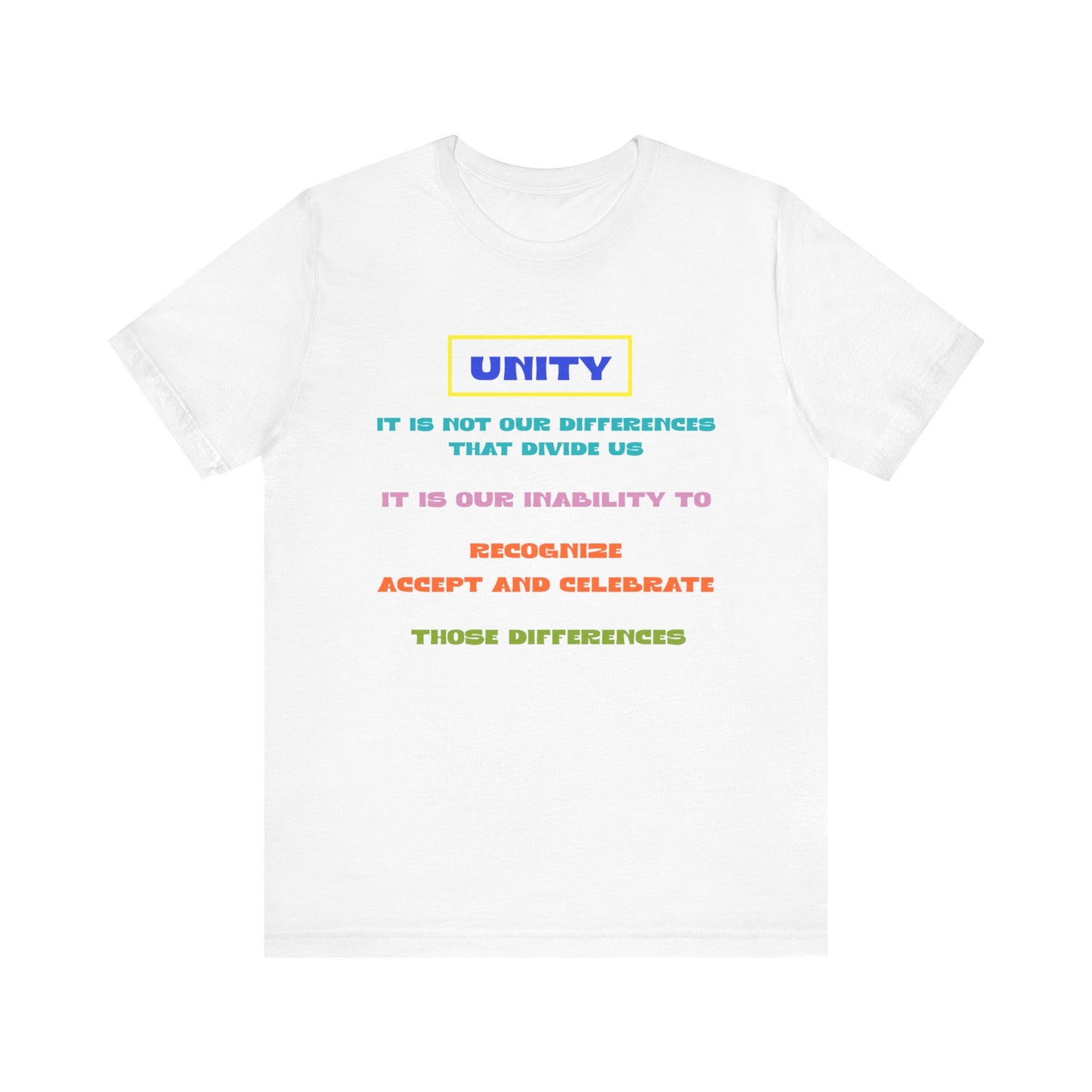 Unisex Jersey Short Sleeve Tee Unity