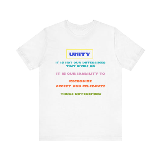 Unisex Jersey Short Sleeve Tee Unity