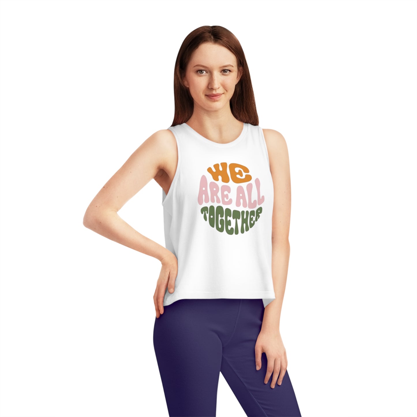 We are all together Women's Dancer Cropped Tank Top