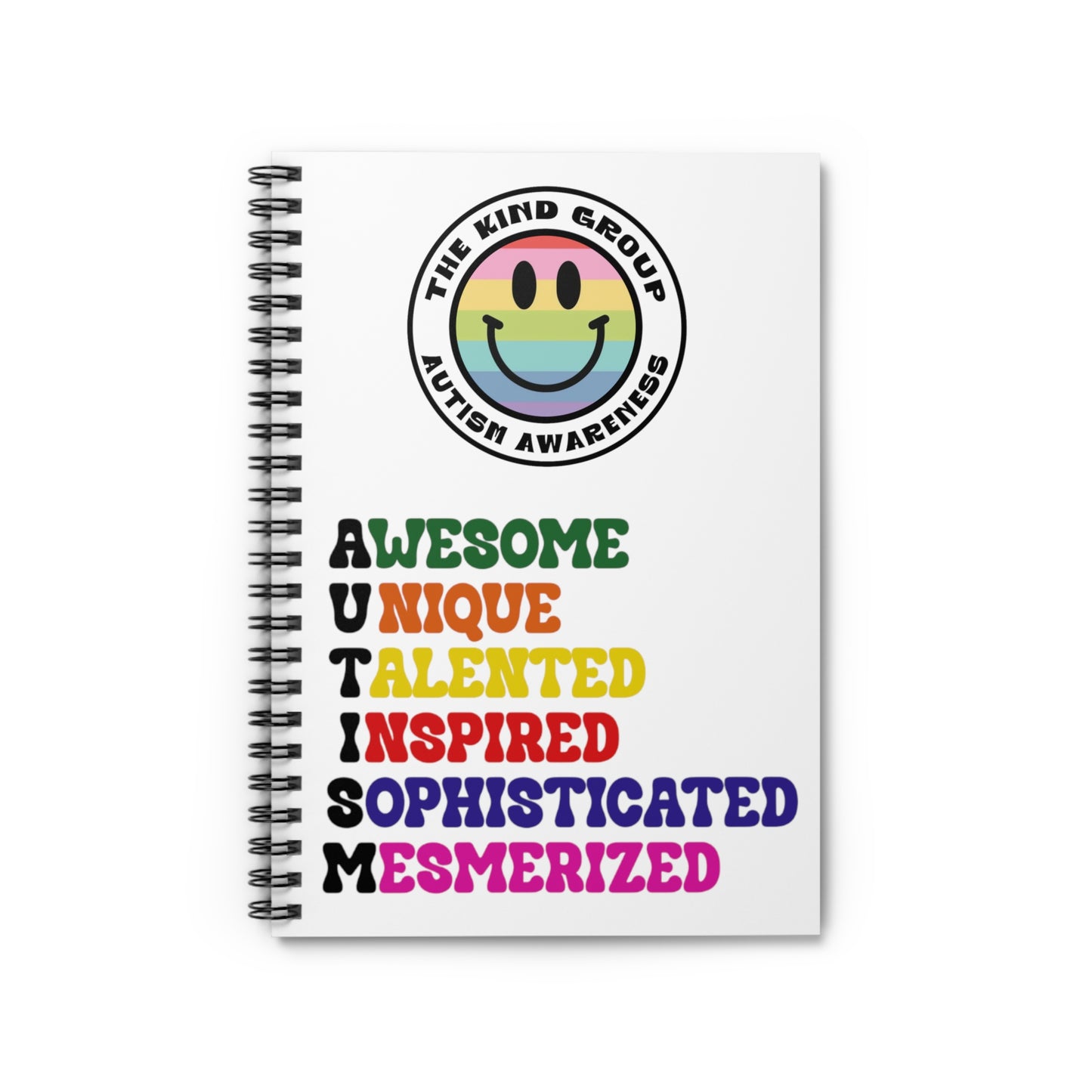 Spiral Notebook - Ruled Line Autism