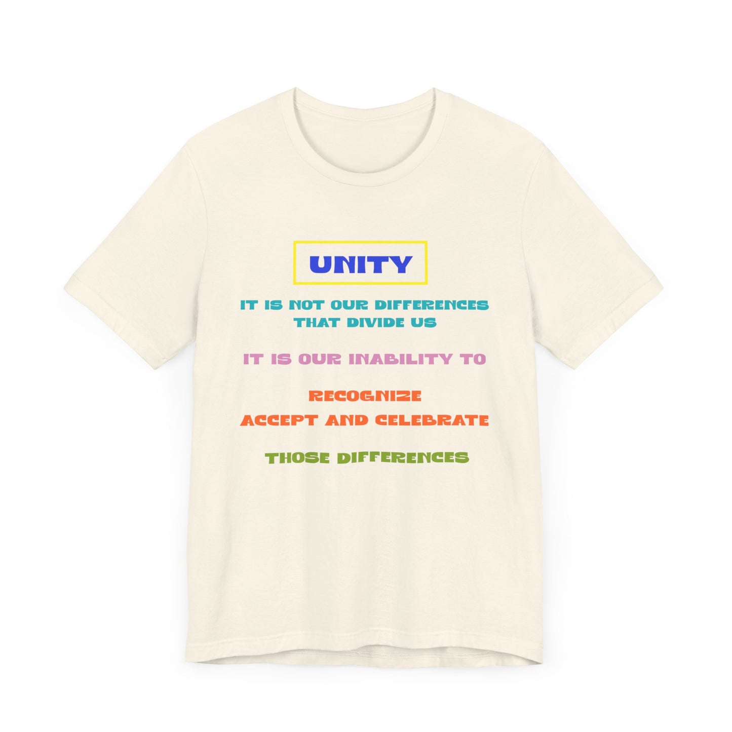 Unisex Jersey Short Sleeve Tee Unity