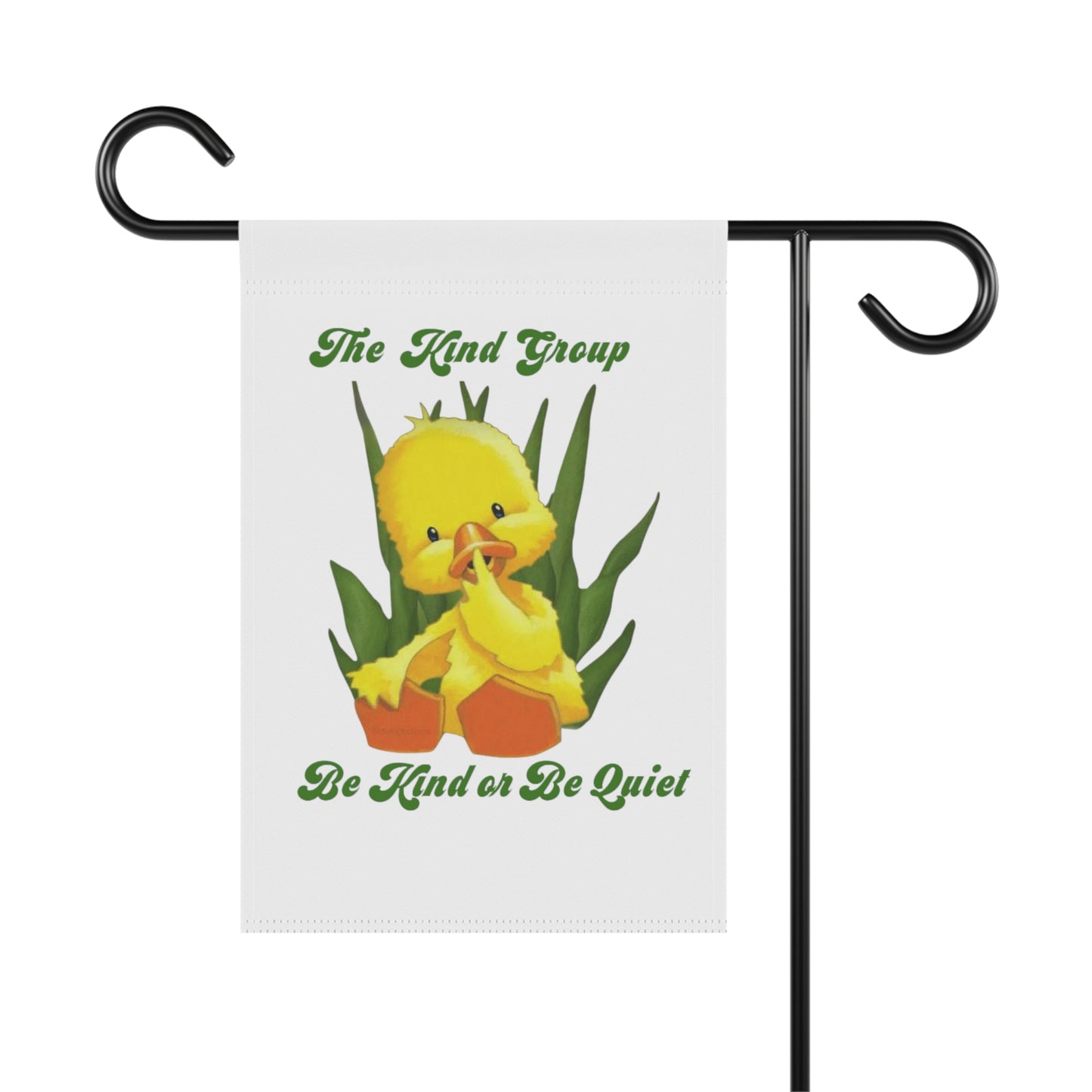 Garden & House Banner Be KInd or Be Quiet