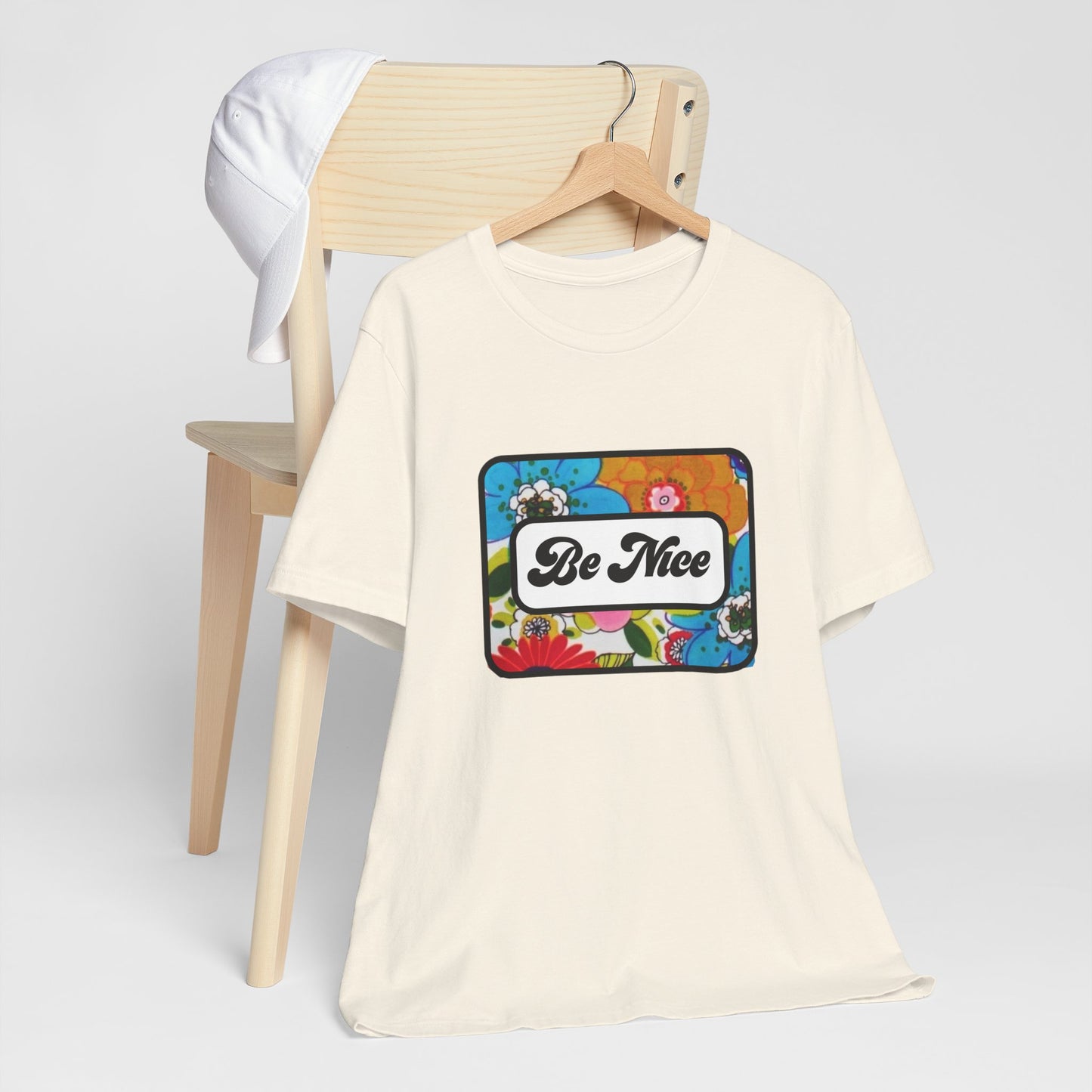 Flowers BE NICE Unisex Jersey Short Sleeve Tee