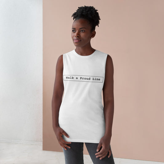 Unisex Barnard Tank Walk a proud line