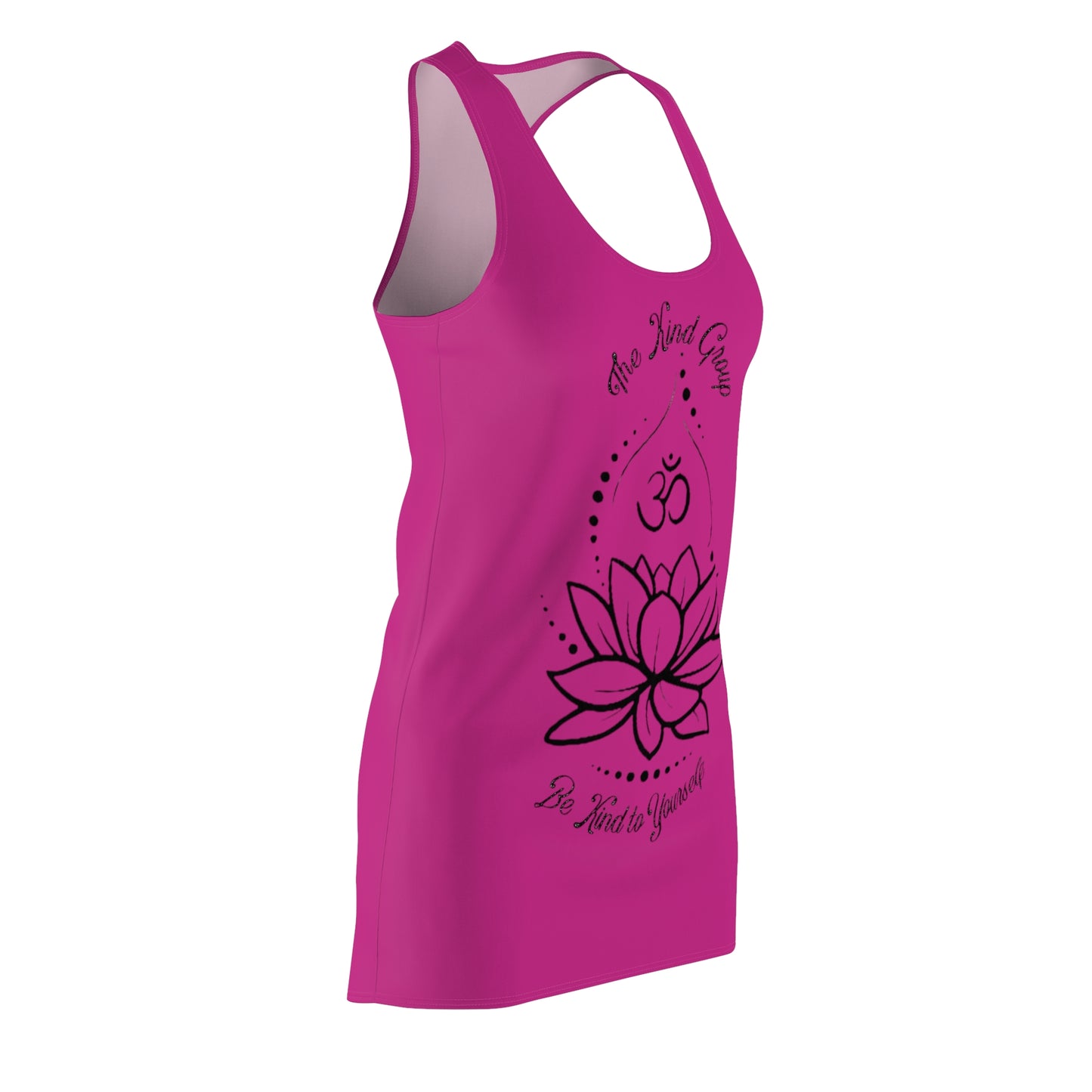 Women's Cut & Sew Racerback Dress (AOP) Be Kind to Yourself