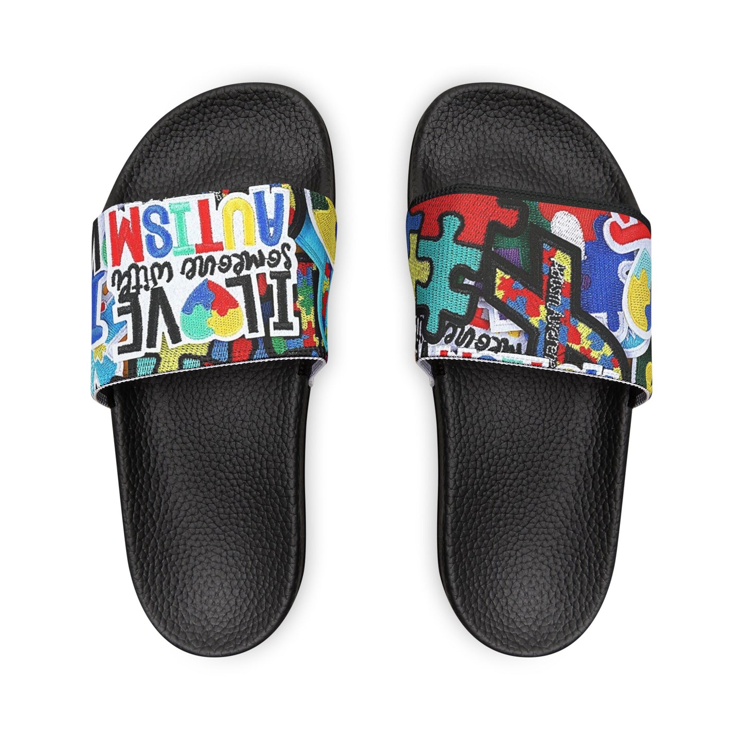 Women's Removable-Strap Sandals I love someone with Autism