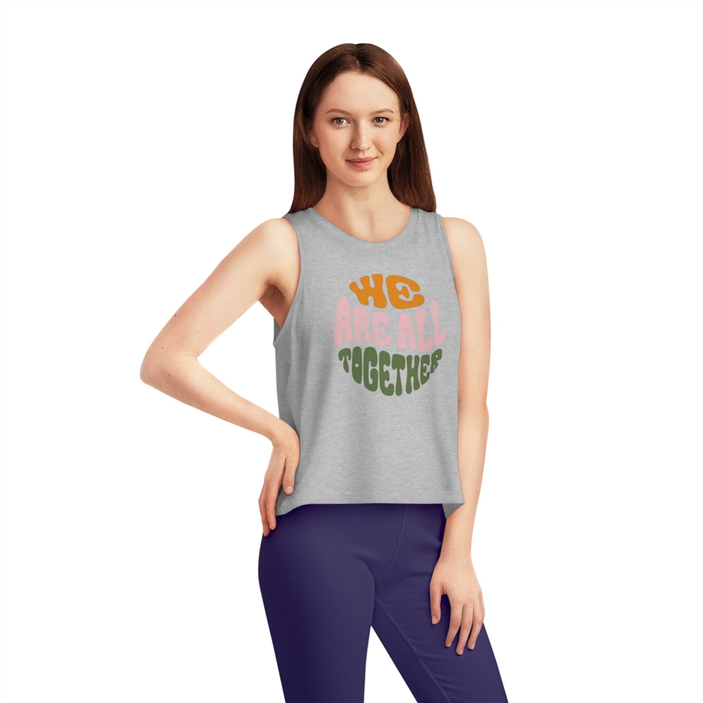 We are all together Women's Dancer Cropped Tank Top