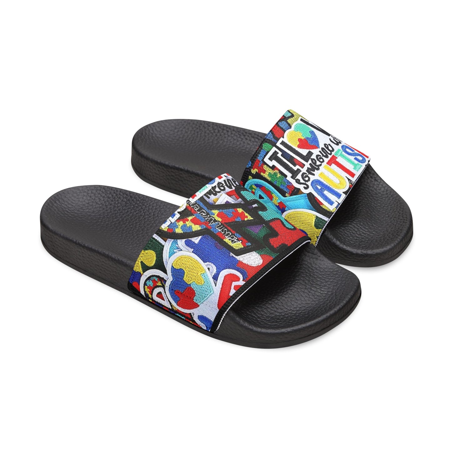 Women's Removable-Strap Sandals I love someone with Autism