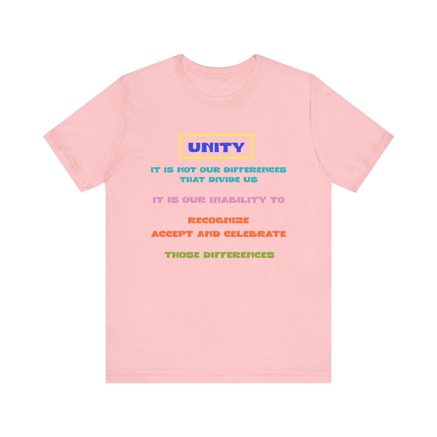 Unisex Jersey Short Sleeve Tee Unity