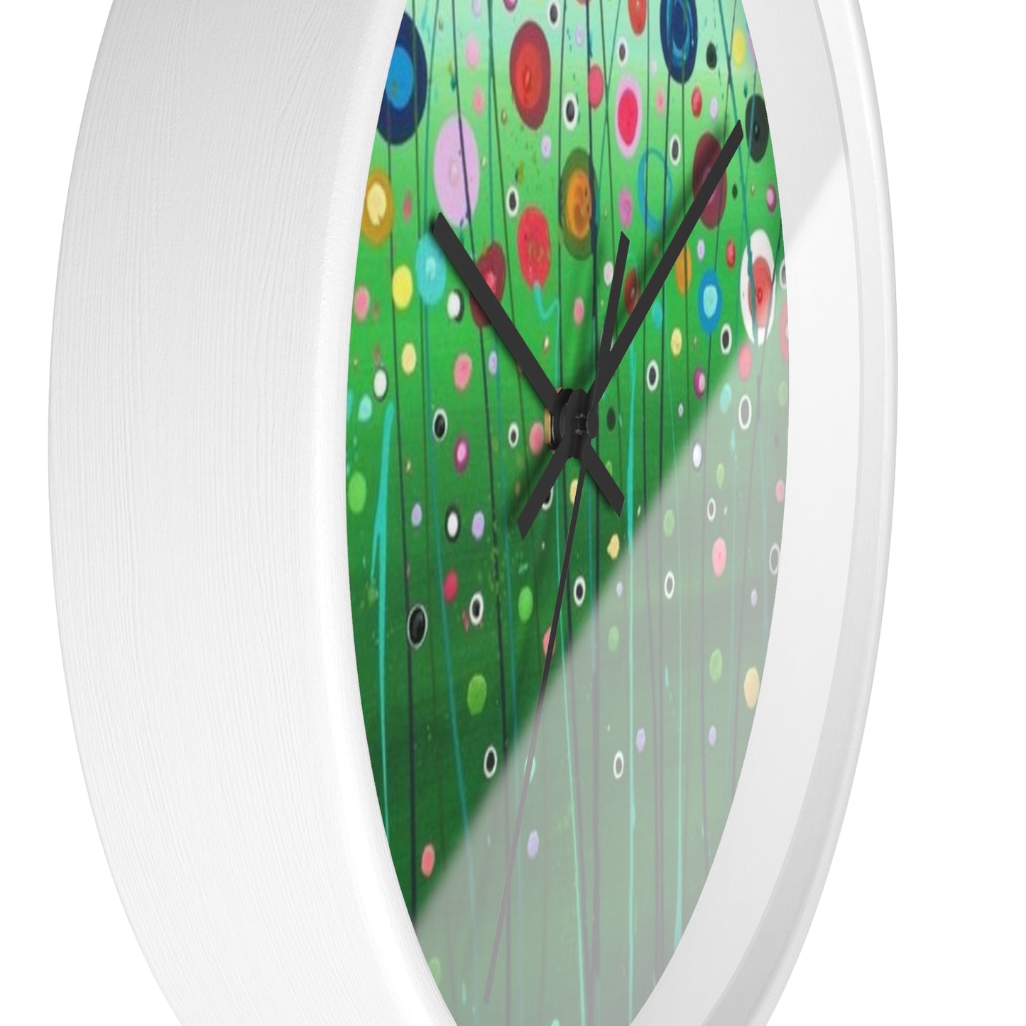 Field od Flowers Wall Clock