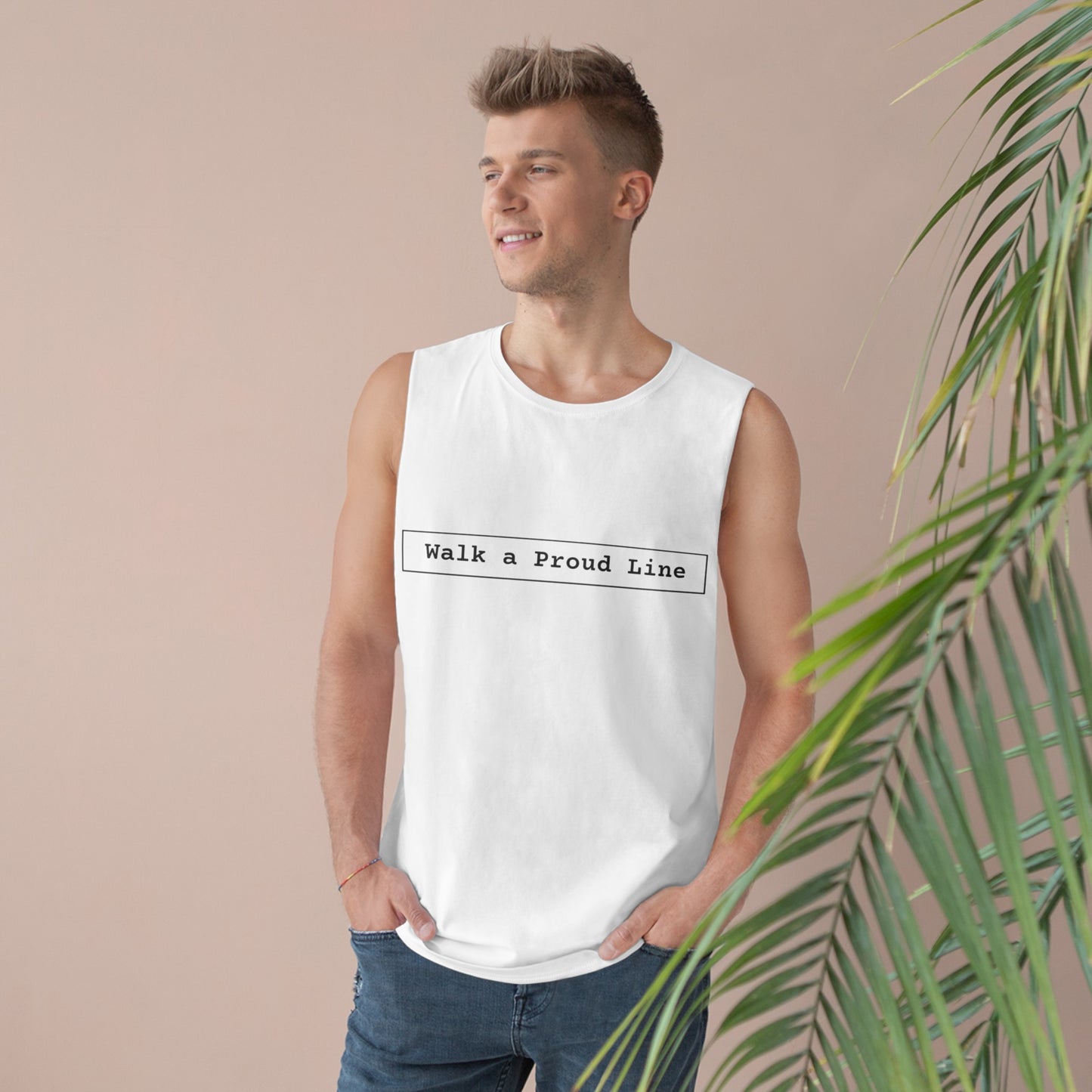 Unisex Barnard Tank Walk a proud line