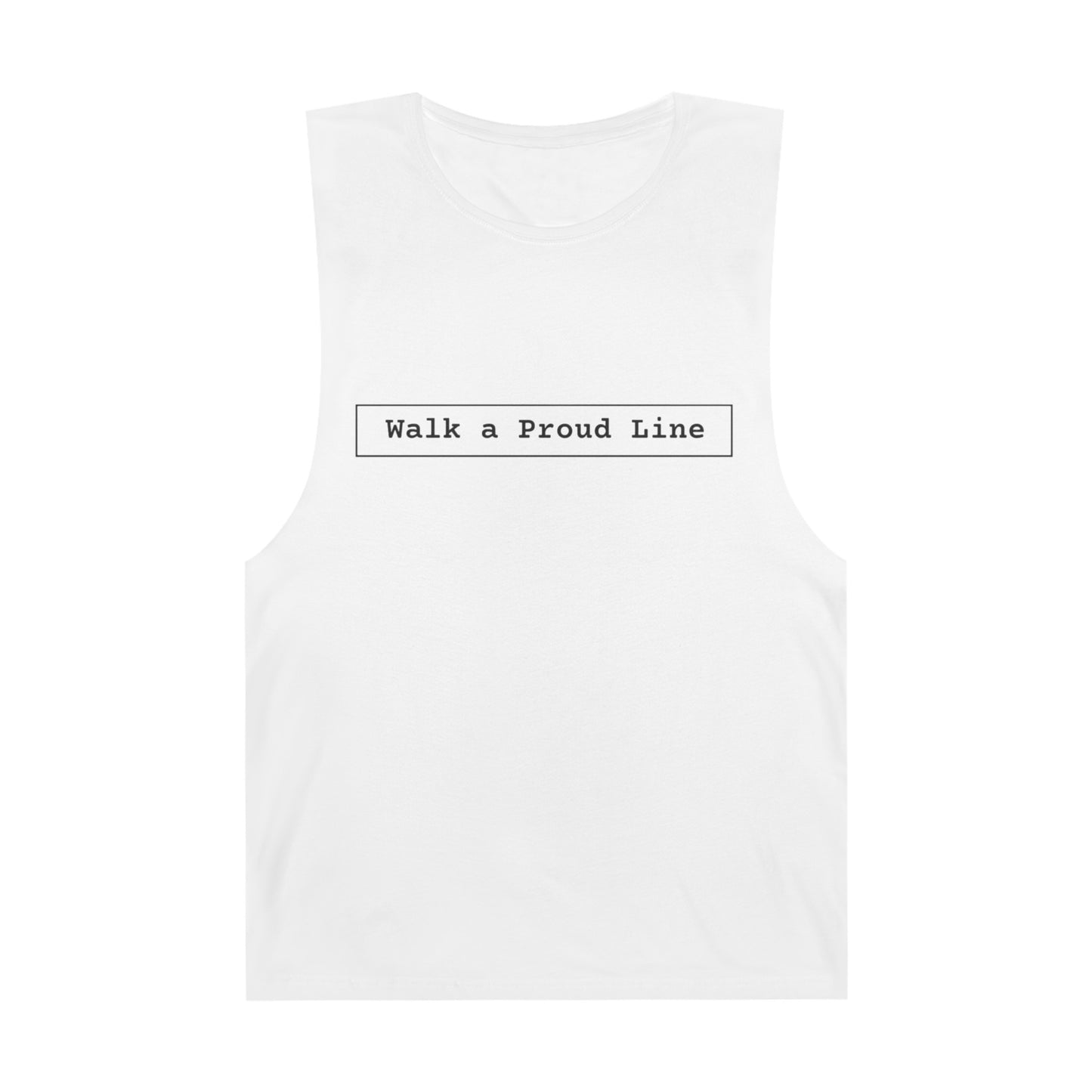 Unisex Barnard Tank Walk a proud line