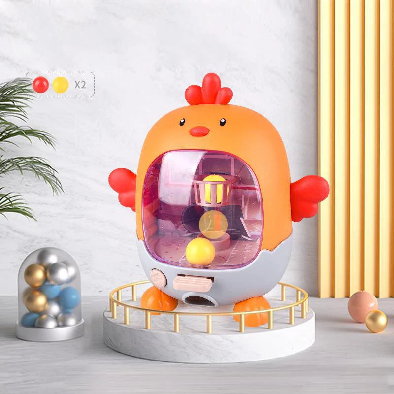 Momma Loves Chicken Finger Ball Shooting Machine Basketball Toys Cute Shape Chicken  Handheld Game Kids Toy