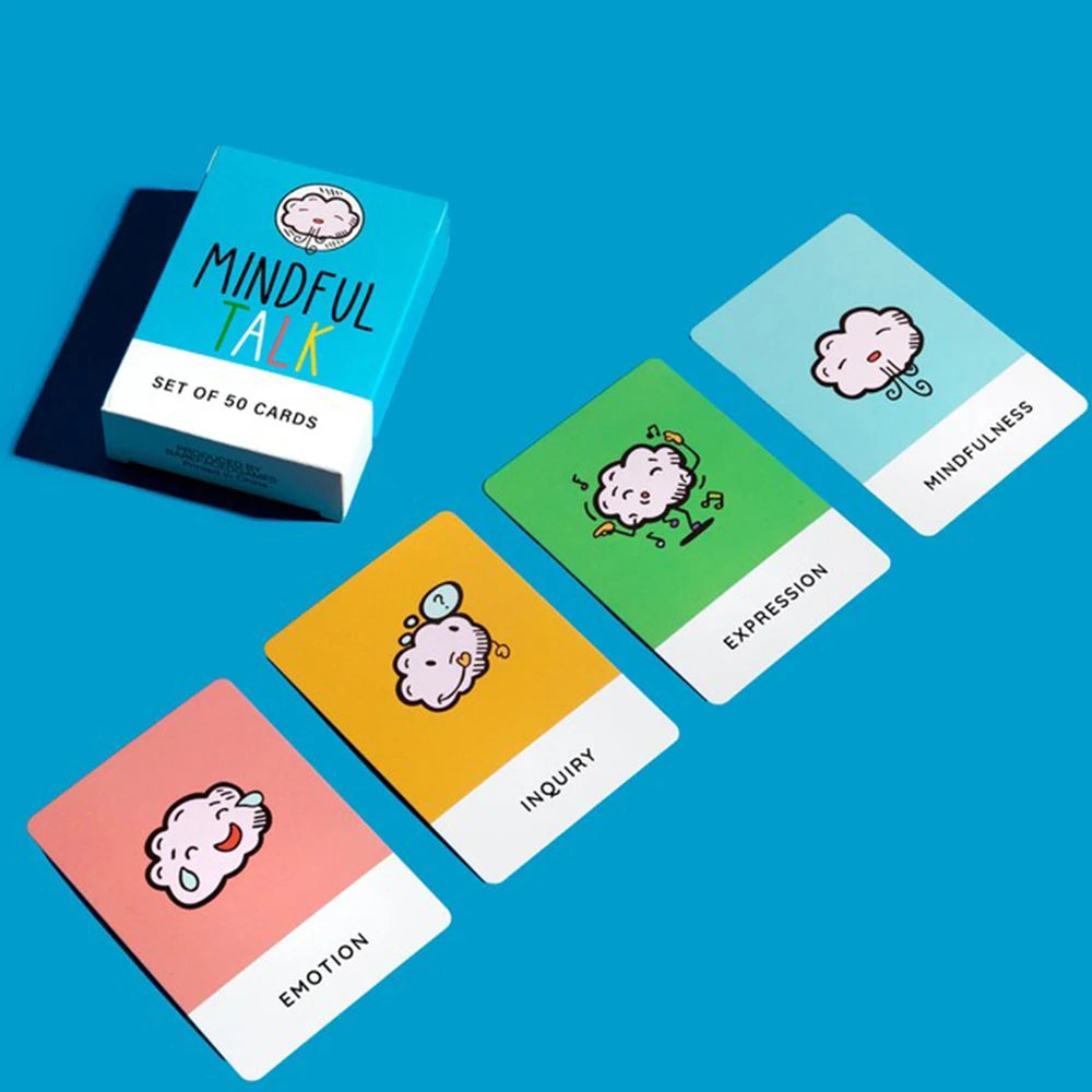 Mindfulness Talk Card Game The School of Mindfulness Game for Kids Mindful Talk Cards for Children and Parents